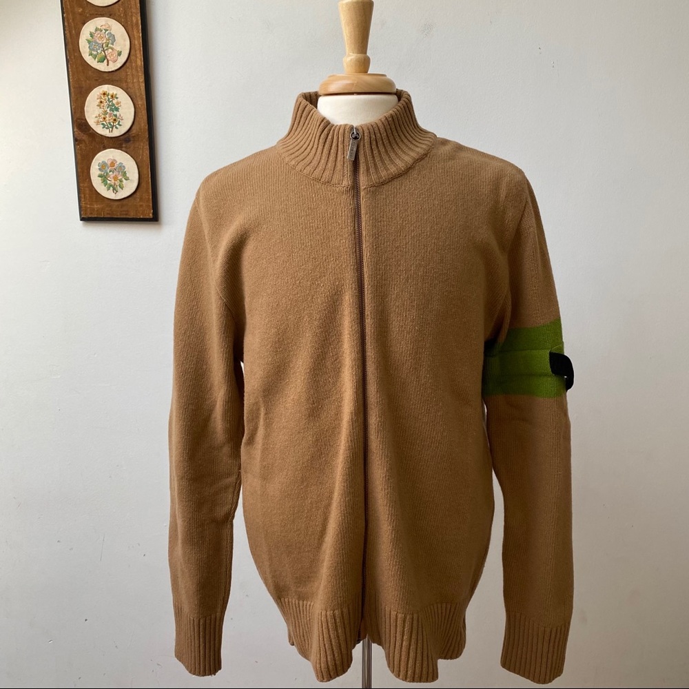 Bikkembergs Wool Full Zip Sweater Made In Italy - Picture 1 of 13
